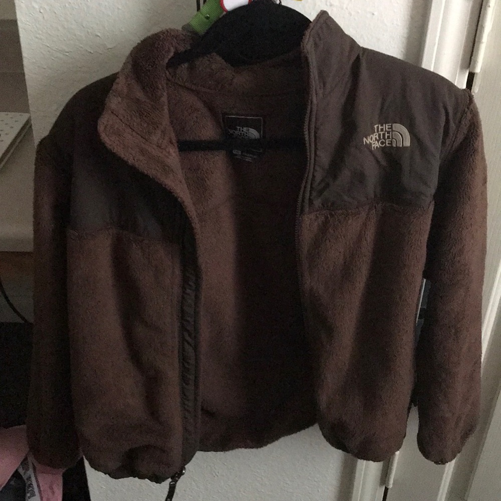 Brown North Face Jacket. Size S. (May fit Med)